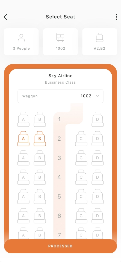 Ticket Booking Mobile App UI Kit - Screenshot 5