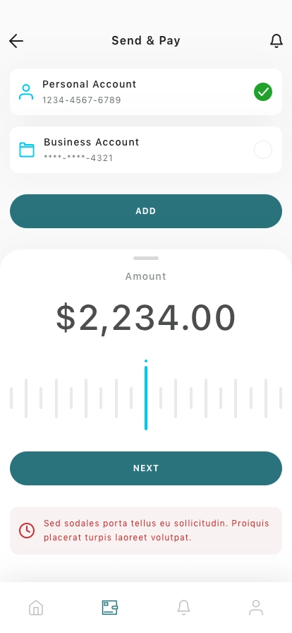 Personal Fintech App UI Kit - Screenshot 4