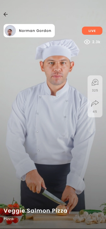 Chef Finder & Cooking Mobile App UI Kit for Figma, Sketch & XD | UIworkshop