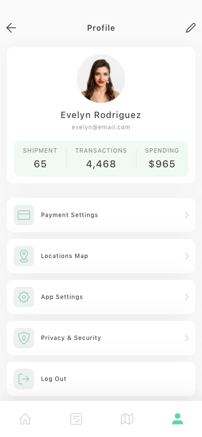 Logistic Mobile App UI Kit - Screenshot 5