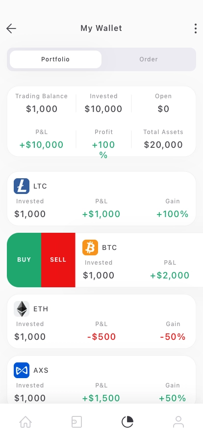 AI Cryptocurrency Mobile App UI Kit - Screenshot 2