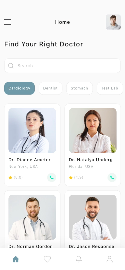 HealthCare Mobile App UI Kit - Screenshot 1