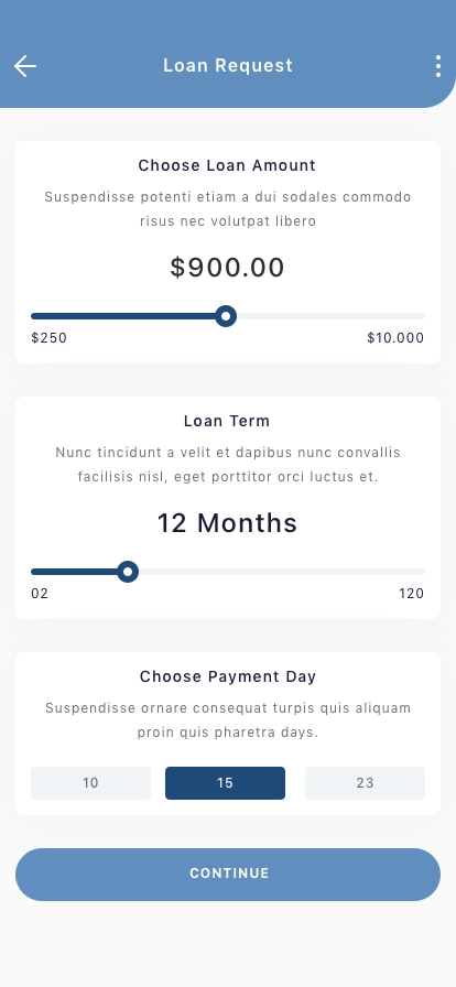 Loan Calculator Mobile App UI Kit - Screenshot 2