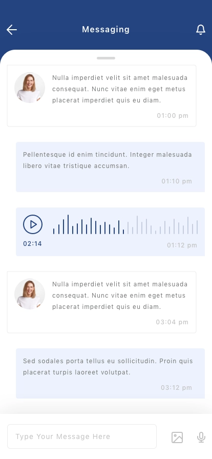 Consulting Service Mobile App UI Kit - Screenshot 5