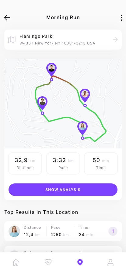 Health & Activity Tracking App UI Kit - Screenshot 3