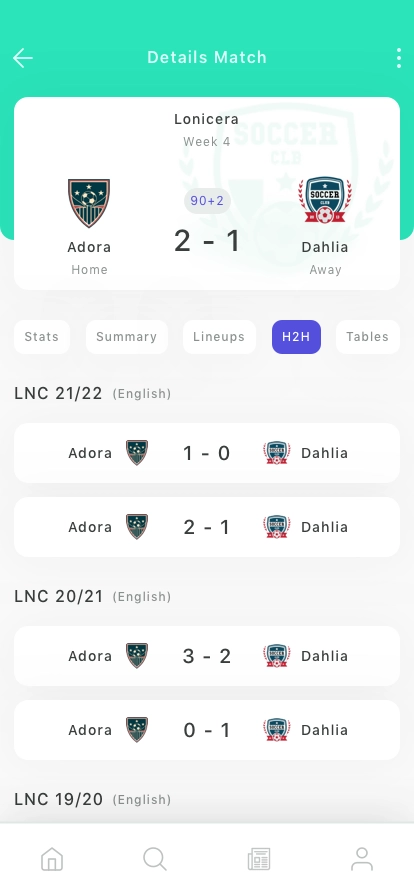 Streaming Football Mobile App UI Kit - Screenshot 3