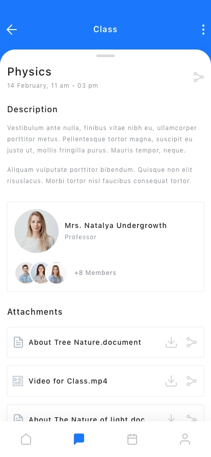 AI Learning Dashboard Mobile App UI Kit - Screenshot 5