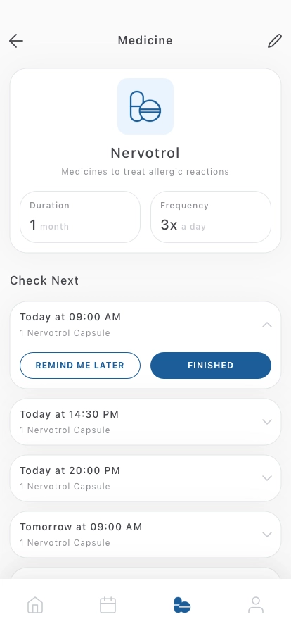 Medicine Mobile App UI Kit - Screenshot 5