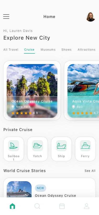 Trip & Travel Mobile App UI Kit - Screenshot 1