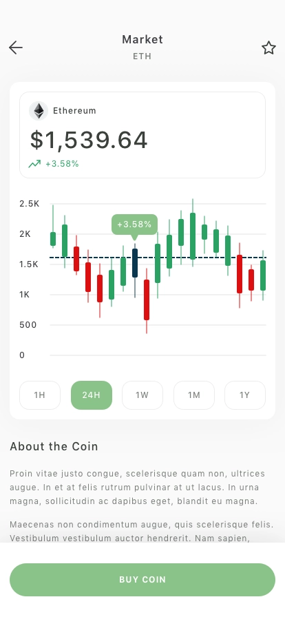 Crypto Wallet Mobile App UI Kit - Screenshot 4