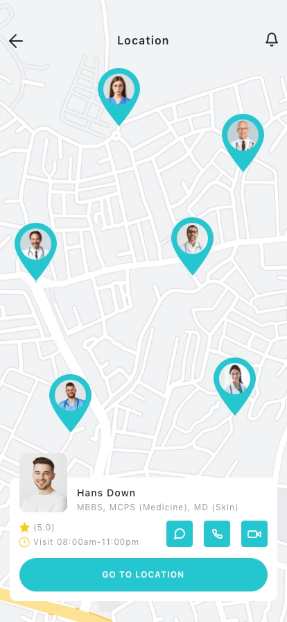 Medical Finder App UI Kit - Screenshot 3