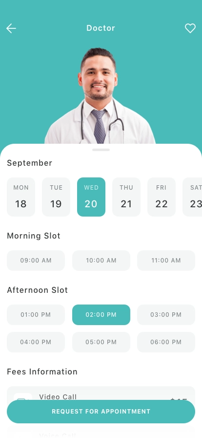 Doctor Consultant Mobile App UI Kit - Screenshot 5