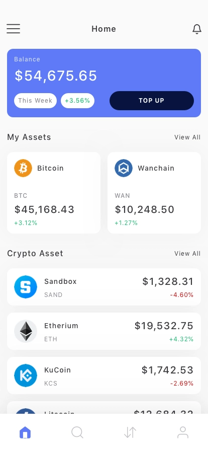 Crypto Currency Mobile App UI Kit - Screenshot 2