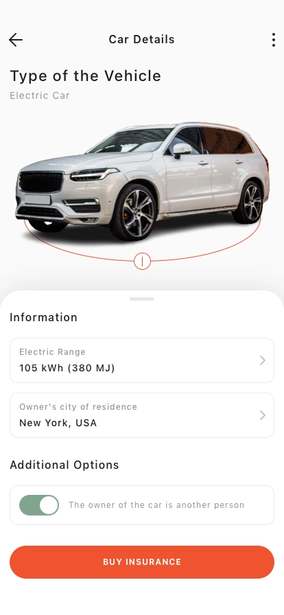 Car Insurance Mobile App UI Kit - Screenshot 3
