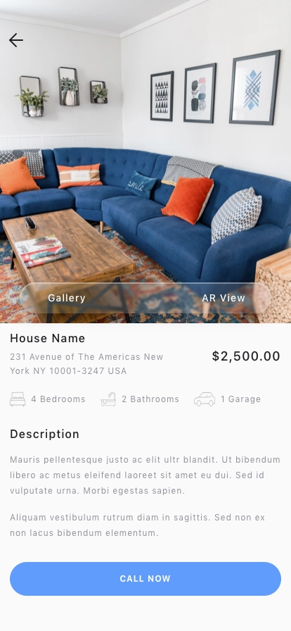 AI Home Mortgage Calculator Mobile App UI Kit - Screenshot 4