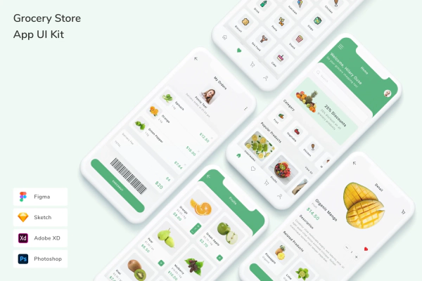 Grocery Store App UI Kit