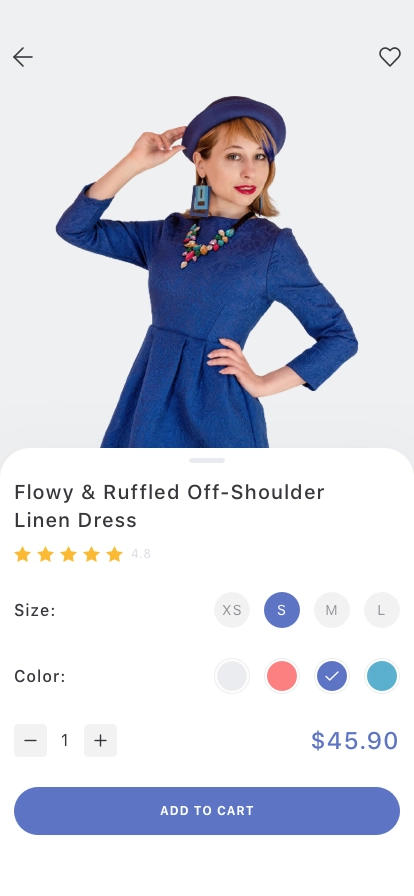 Fashion Ecommerce App UI Kit - Screenshot 3