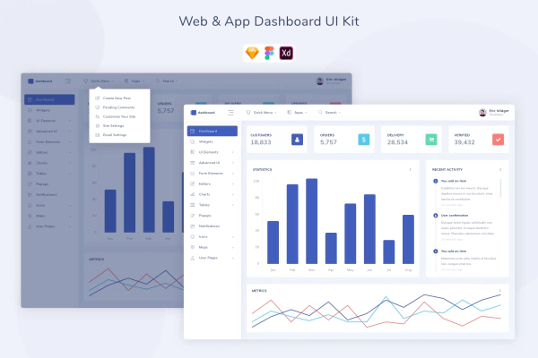 Web - App Dashboard UI Kit