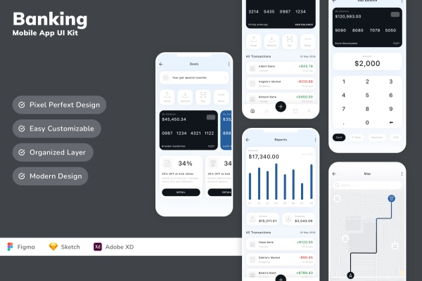Banking Mobile App UI Kit