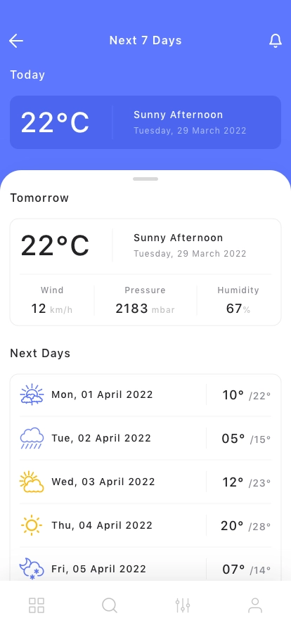 Weather & Forecast App UI Kit - Screenshot 2