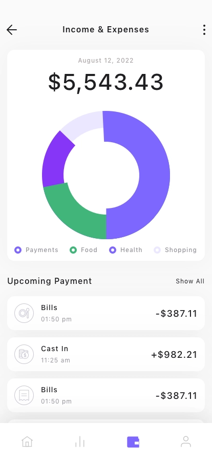 Finance Mobile App UI Kit - Screenshot 4