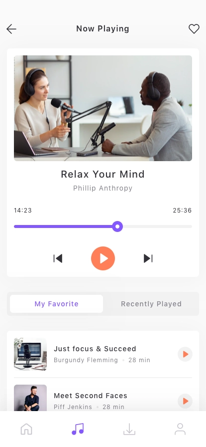 Podcast App UI Kit - Screenshot 5
