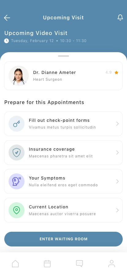 Medical Care Mobile App UI Kit - Screenshot 5