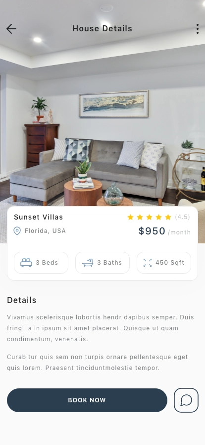 Real Estate Mobile App UI Kit - Screenshot 5