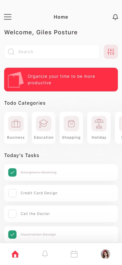 Task Management Mobile App UI Kit - Screenshot 2