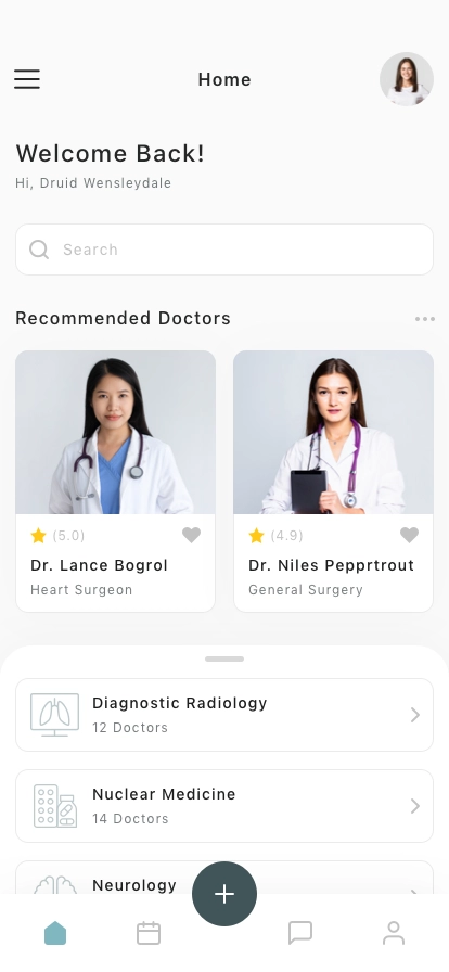 Medical Appointment Mobile App UI Kit - Screenshot 1