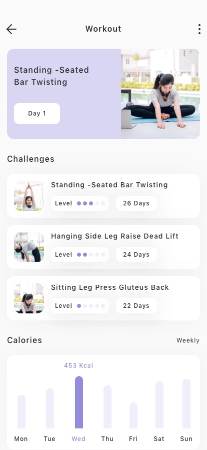 Fitness & Workout Mobile App UI Kit - Screenshot 3