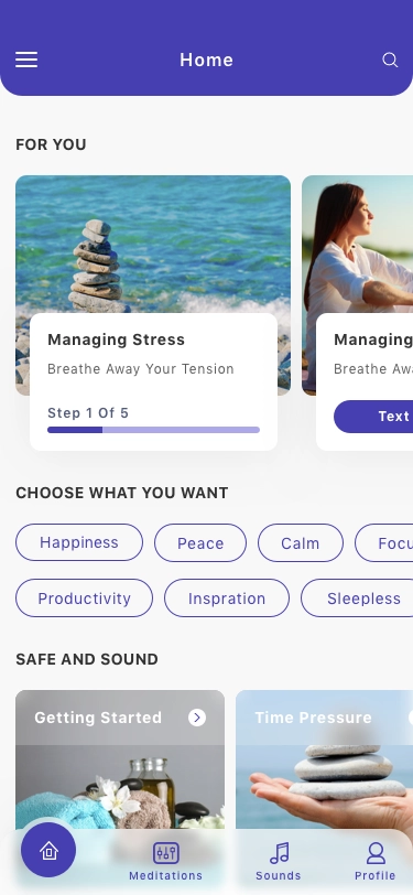 Meditation & ASMR App Ui Kit - Screenshot 14