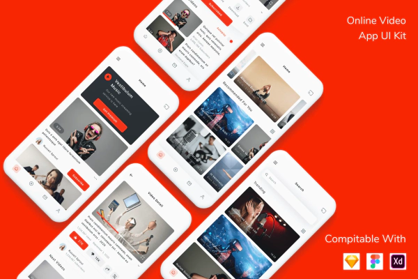Online Video App UI Kit