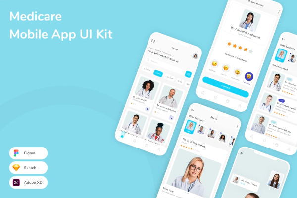 Medicare Mobile App UI Kit