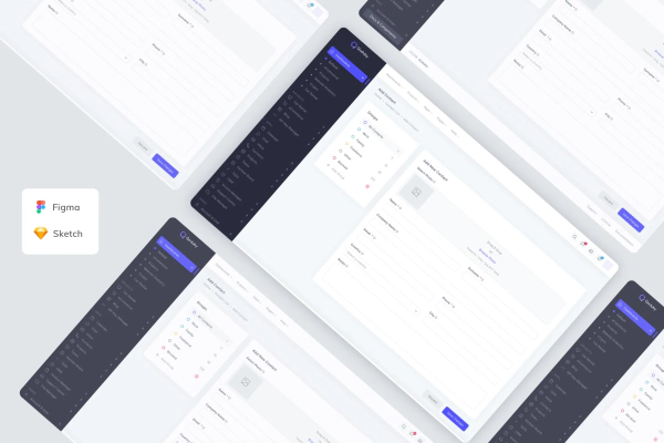 Add Contact Admin Dashboard Template UI Kit