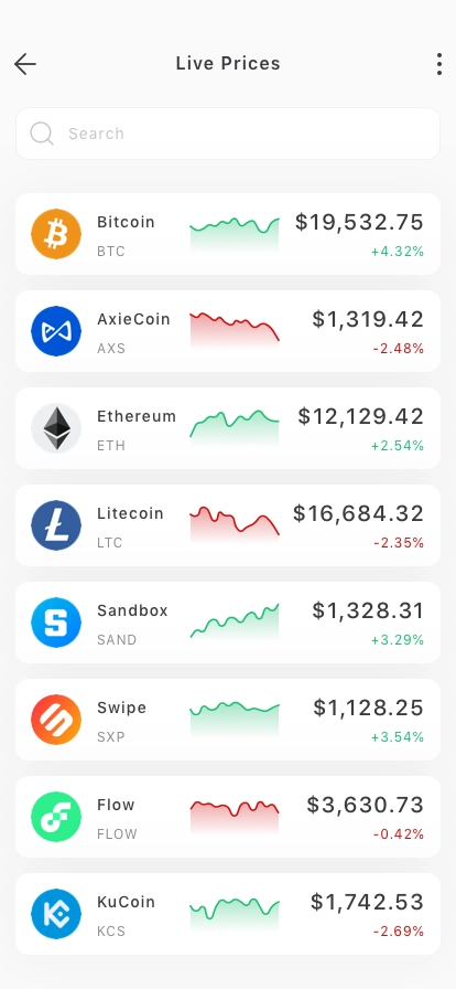 Crypto Currency Mobile App UI Kit - Screenshot 3