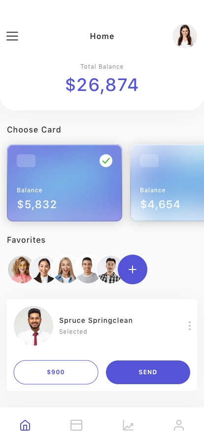 Personal Budget Tracker Mobile App UI Kit - Screenshot 1