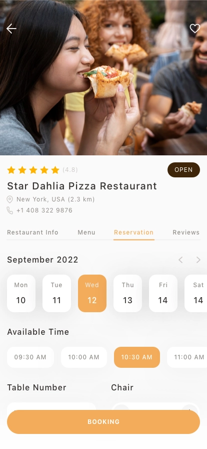 Pizza Delivery Mobile App UI Kit - Screenshot 4