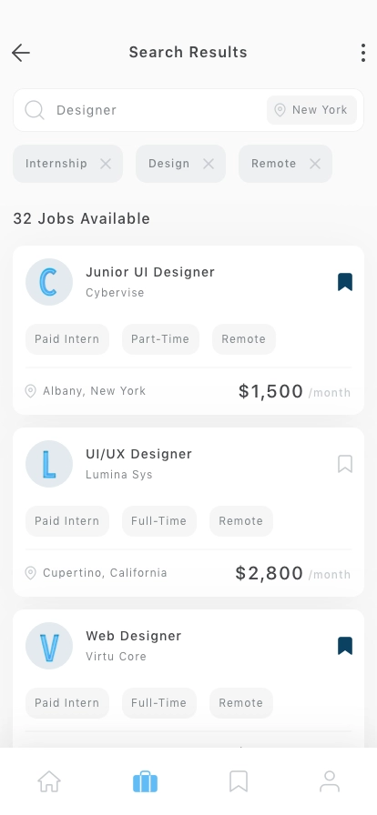 Job Hiring Mobile App UI Kit - Screenshot 4