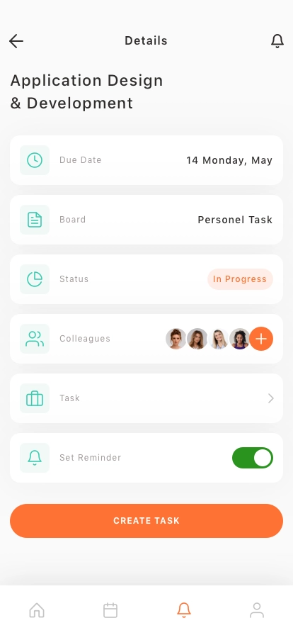 Acitivity Management App UI Kit - Screenshot 4