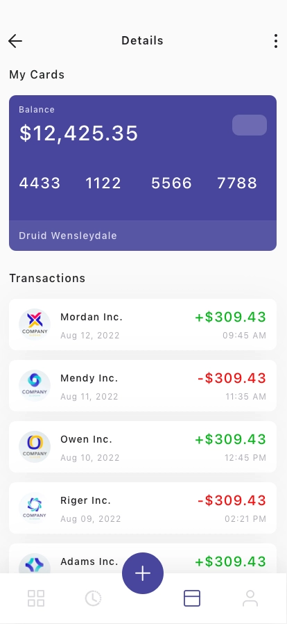 Personal Banking Mobile App UI Kit - Screenshot 2