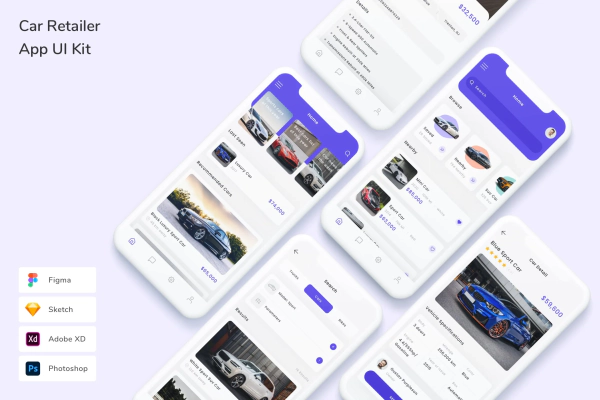 Car Retailer App UI Kit