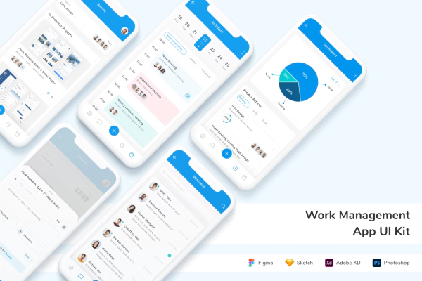 Work Management App UI Kit