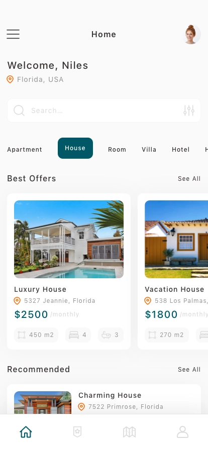 Real Estate Mobile App UI Kit - Screenshot 1
