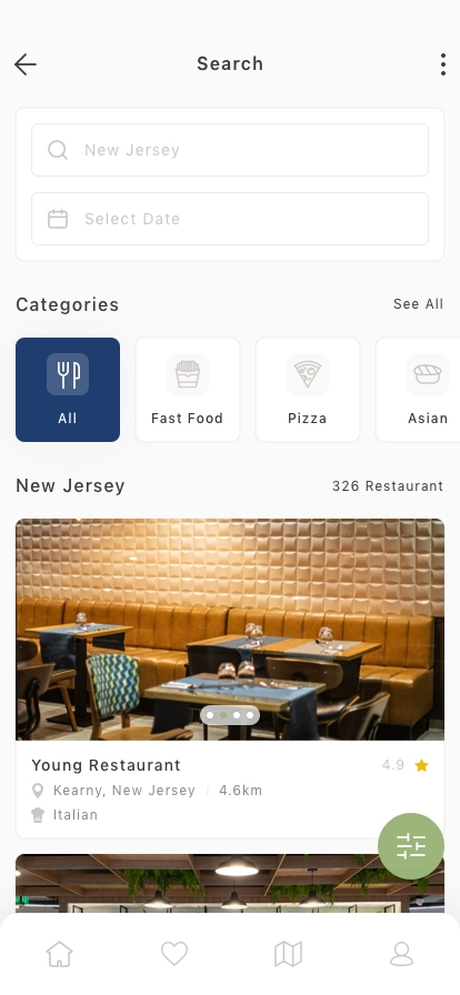 Gourmet Guide Mobile App UI Kit - Screenshot 2