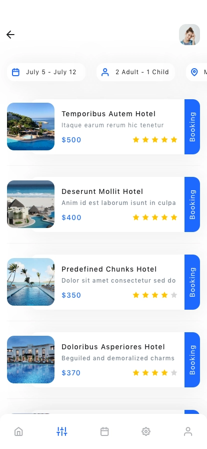 Hotel Booking & Reservation App UI Kit - Screenshot 15