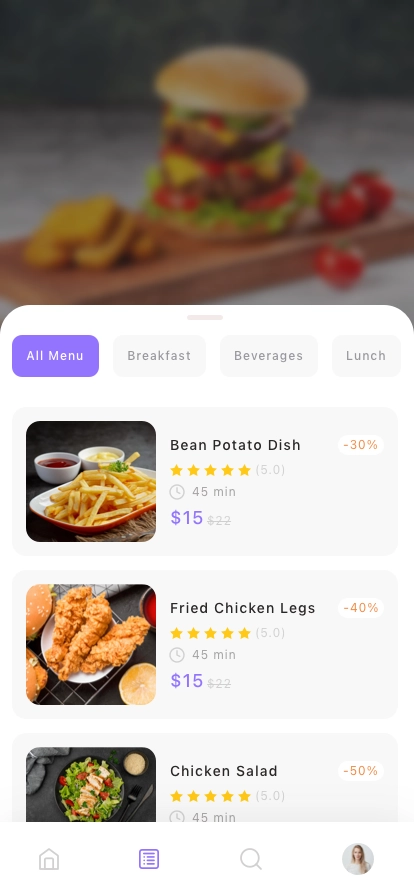 Food Order Mobile App UI Kit - Screenshot 4