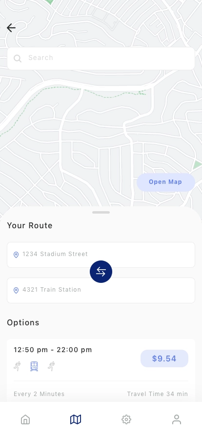 Public Transport Mobile App UI Kit - Screenshot 4