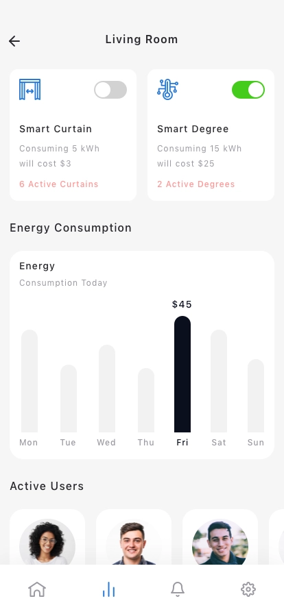 Smart Home Mobile App UI Kit - Screenshot 3