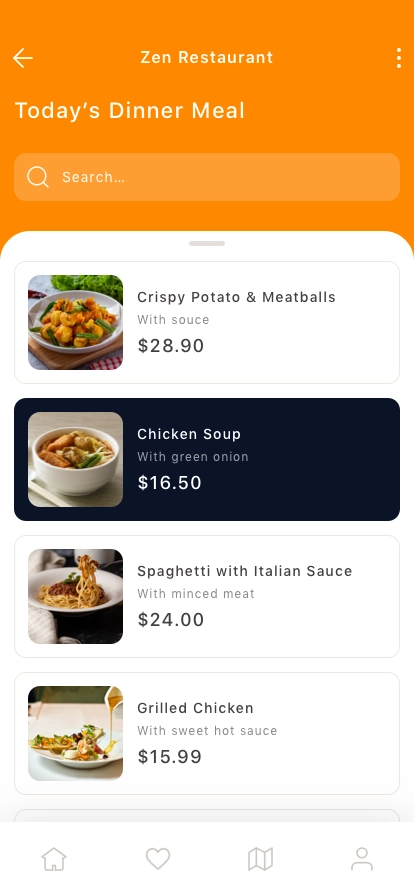Restaurant Finder Mobile App UI Kit - Screenshot 3